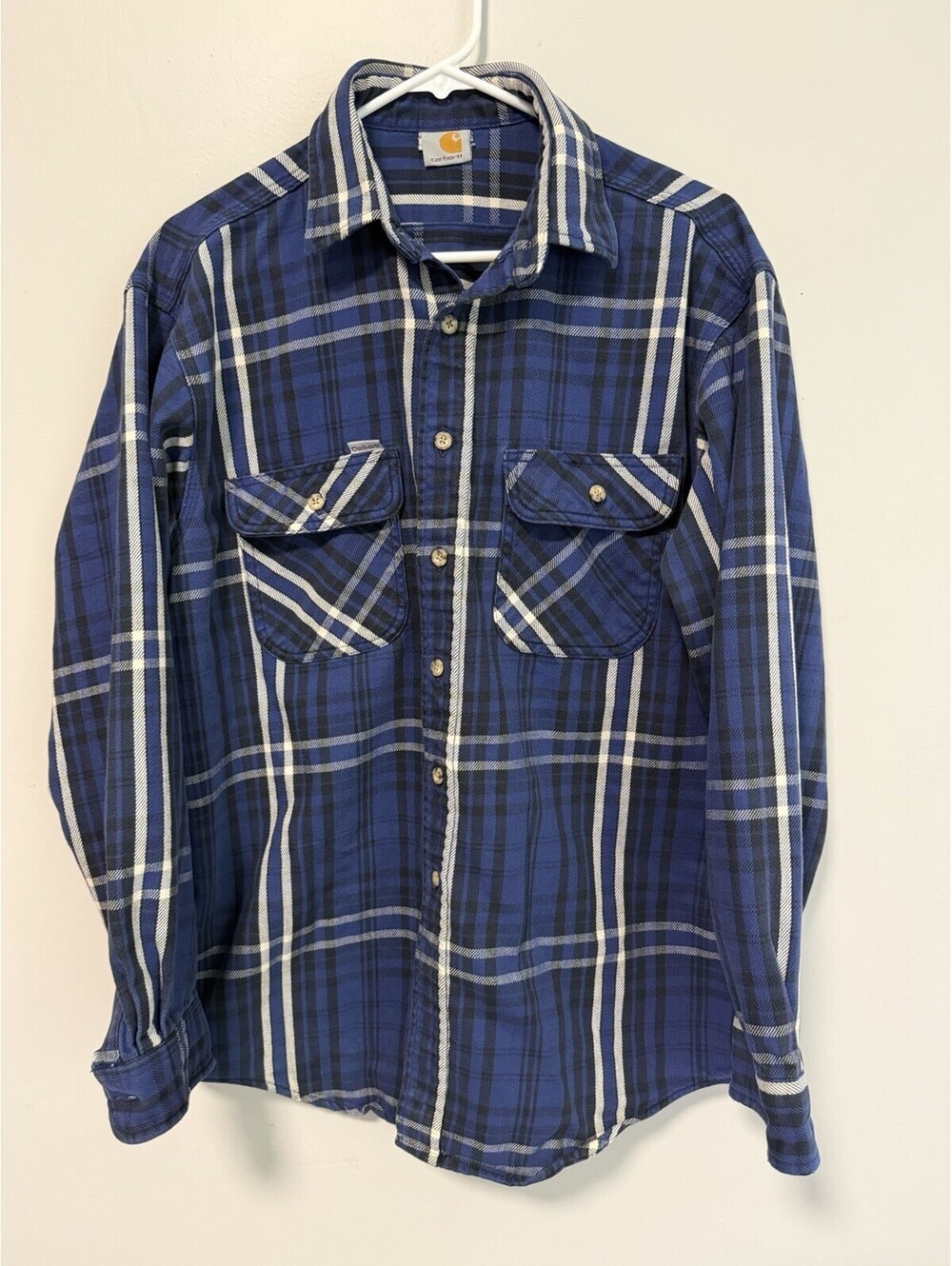 The coolest Vintage 90s Carhartt Flannel Shirt L Made In USA Workwear Midweight?